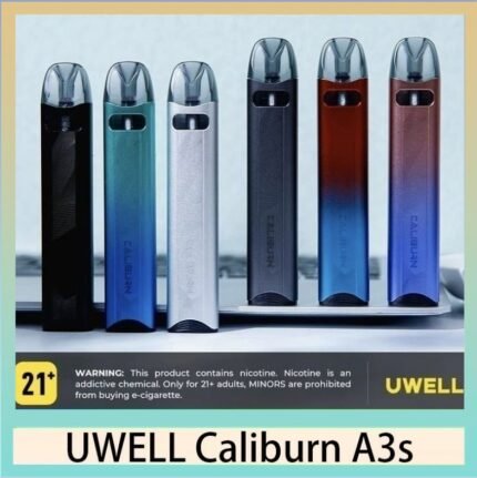 UWELL Caliburn A3S咖哩棒A3S POD電子煙主機官網評價說明書
